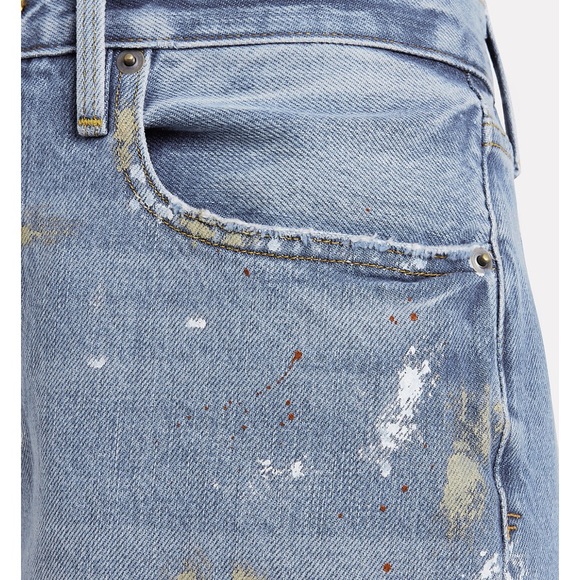 FRAME high waisted denim shorts - Picture 3 of 8